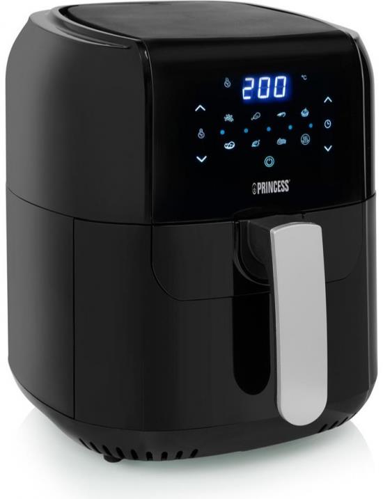 Freidora de aire Princess 183029, 5.5 litros, 1400W, digital, negro